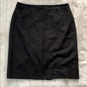 Ann Taylor Petite Black Pencil Skirt